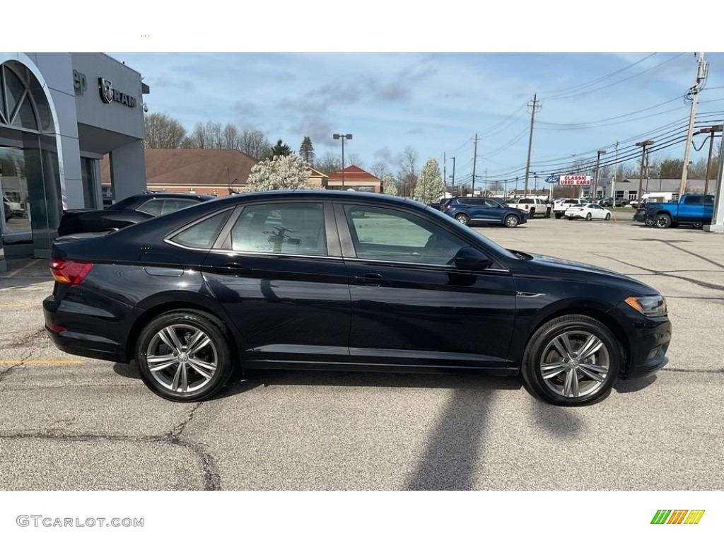 2019 Jetta R-Line - Black / Titan Black/Storm Gray photo #9