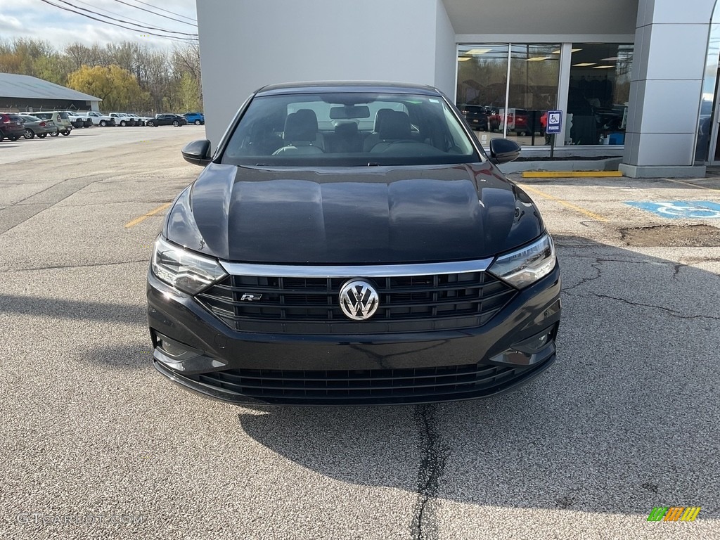 2019 Jetta R-Line - Black / Titan Black/Storm Gray photo #10