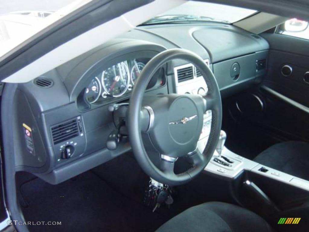 2005 Crossfire SRT-6 Roadster - Black / Dark Slate Grey photo #13