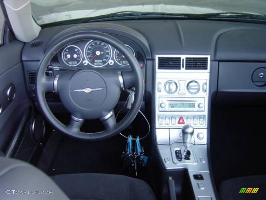 2005 Crossfire SRT-6 Roadster - Black / Dark Slate Grey photo #14