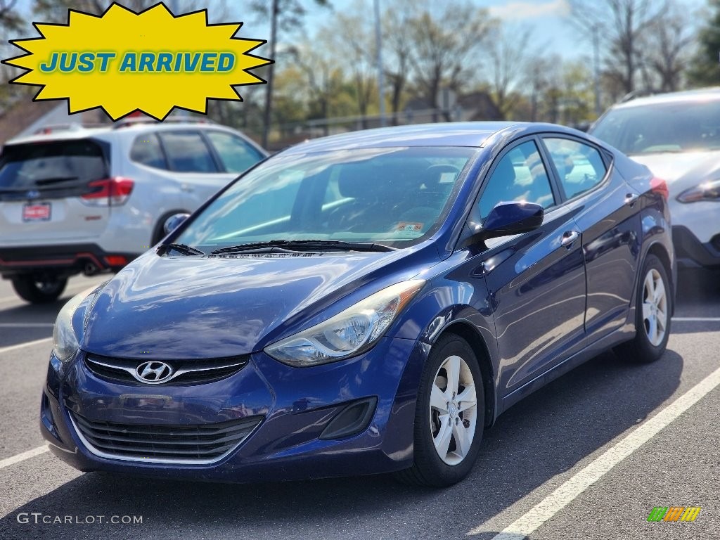 2013 Elantra GLS - Indigo Night / Gray photo #1