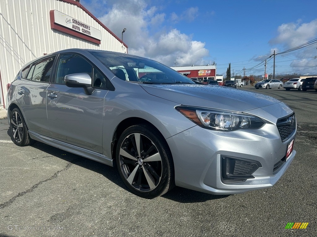 2018 Impreza 2.0i Sport 5-Door - Ice Silver Metallic / Black photo #1