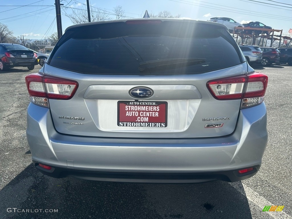2018 Impreza 2.0i Sport 5-Door - Ice Silver Metallic / Black photo #5