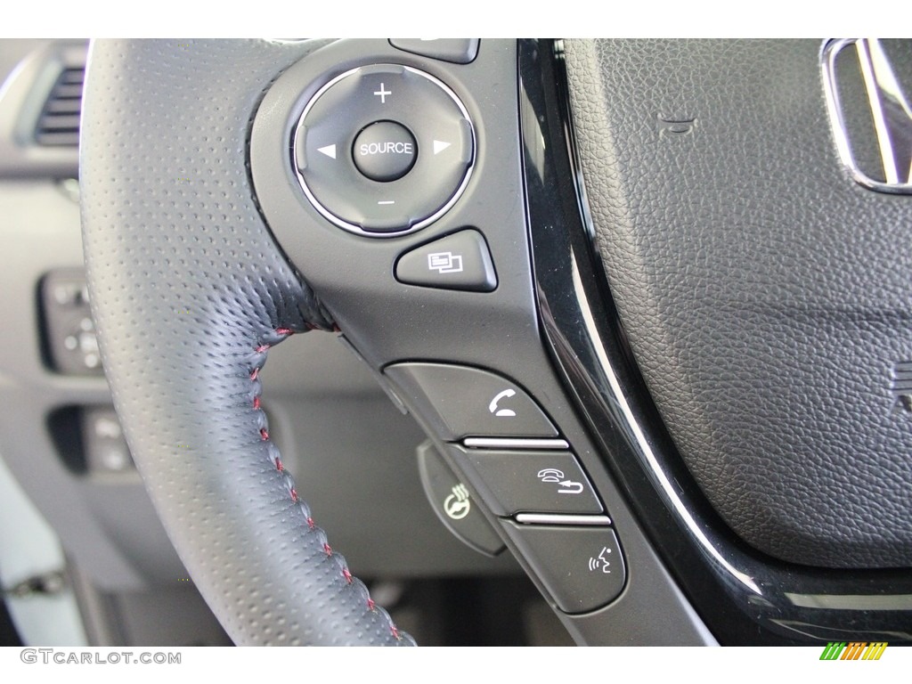 2022 Honda Ridgeline Black Edition AWD Black Steering Wheel Photo #145978503