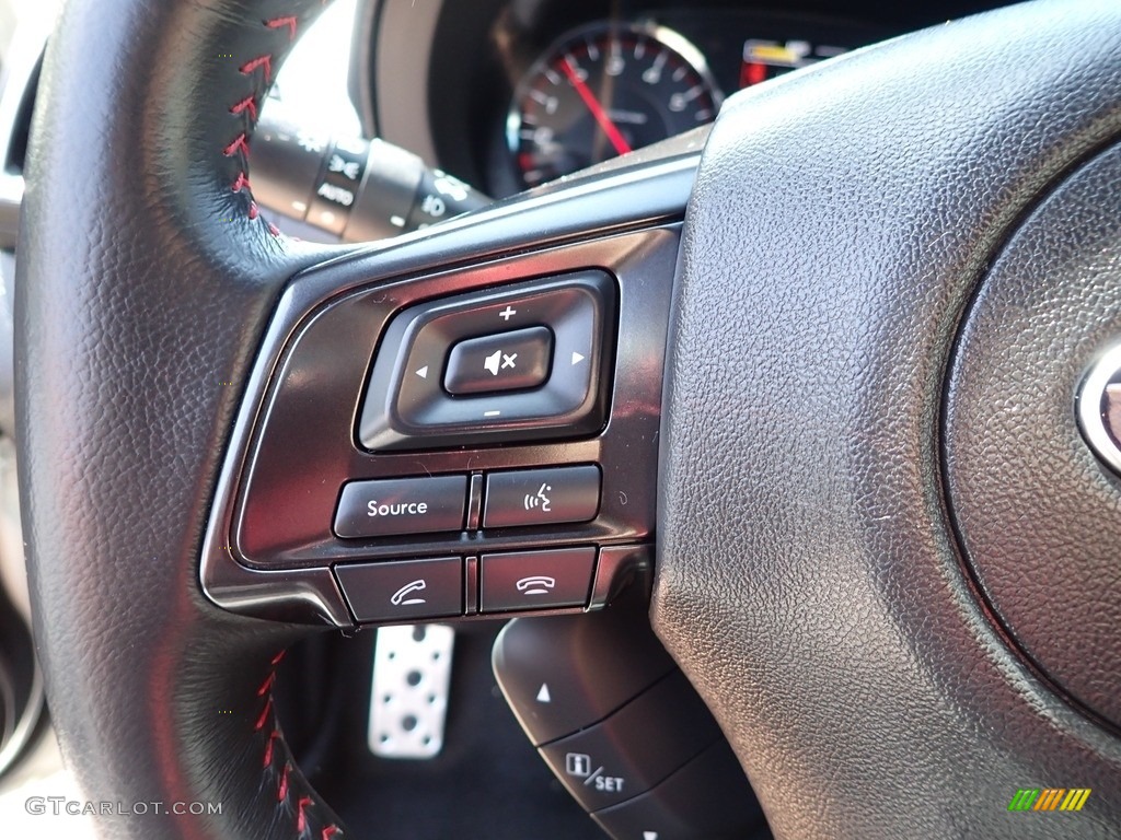2020 Subaru WRX Premium Carbon Black Steering Wheel Photo #145978638