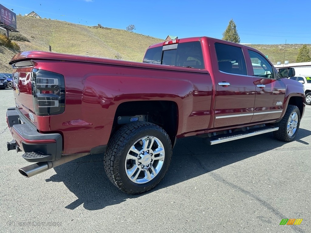 Deep Ruby Metallic 2015 Chevrolet Silverado 2500HD High Country Crew Cab 4x4 Exterior Photo #145978737