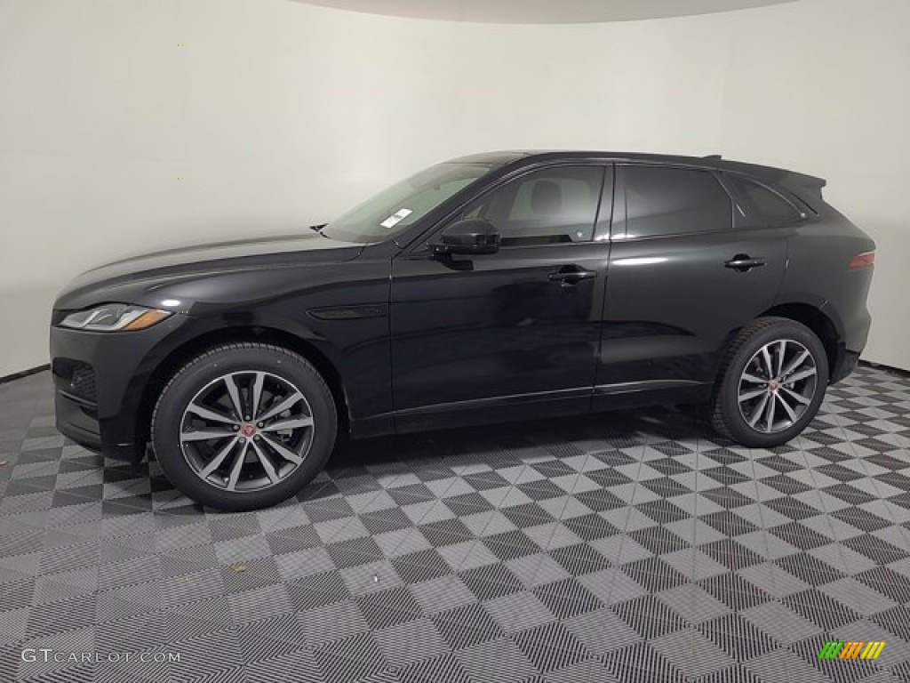 Santorini Black 2023 Jaguar F-PACE P250 S Exterior Photo #145978917