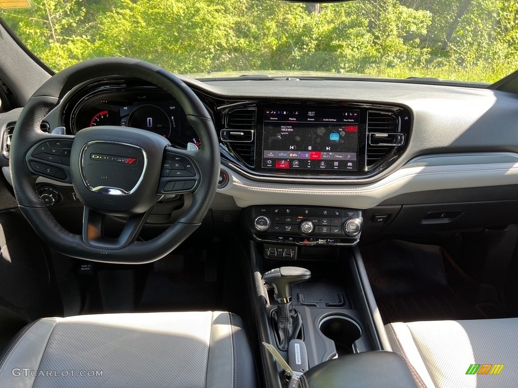 2021 Dodge Durango R/T AWD Vitra Gray/Black Dashboard Photo #145979622