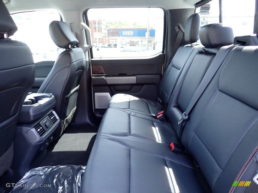 2023 Ford F150 Lariat SuperCrew 4x4 Rear Seat Photo #145979664