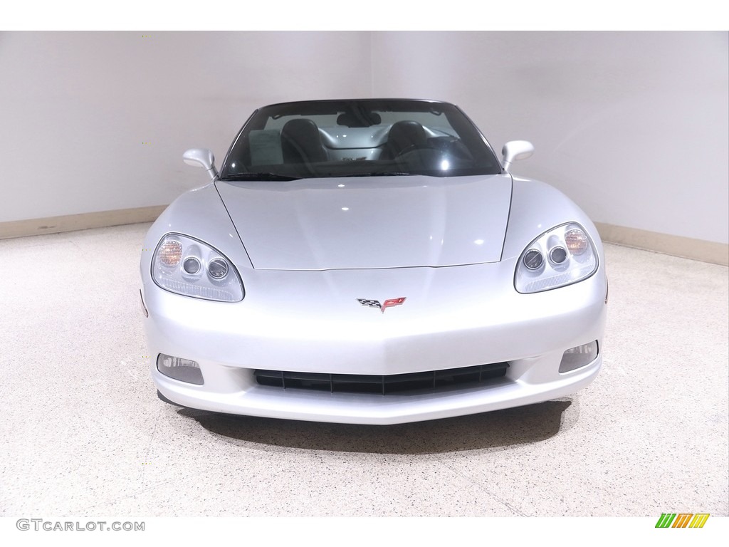 2009 Corvette Convertible - Blade Silver Metallic / Ebony photo #3