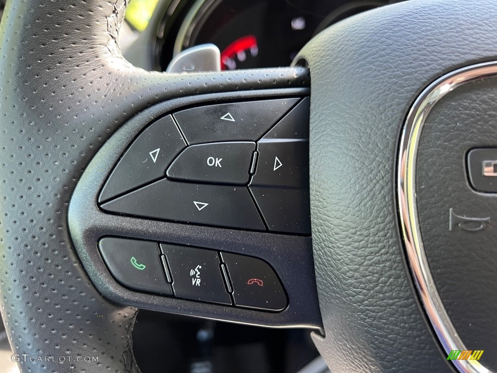 2021 Dodge Durango R/T AWD Vitra Gray/Black Steering Wheel Photo #145979886