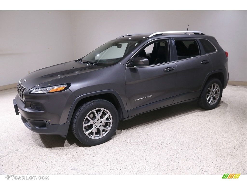 Granite Crystal Metallic 2018 Jeep Cherokee Latitude Plus 4x4 Exterior Photo #145980297