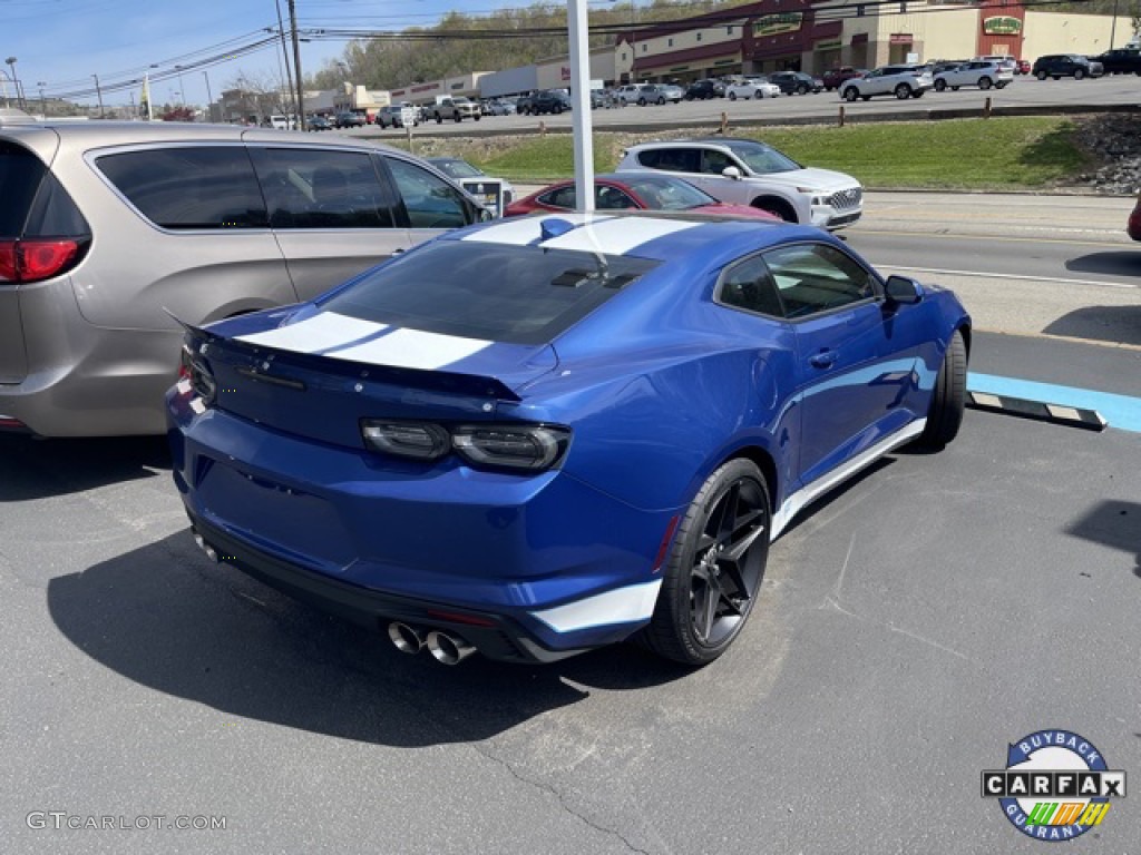 2021 Camaro SS Coupe - Riverside Blue Metallic / Jet Black photo #7