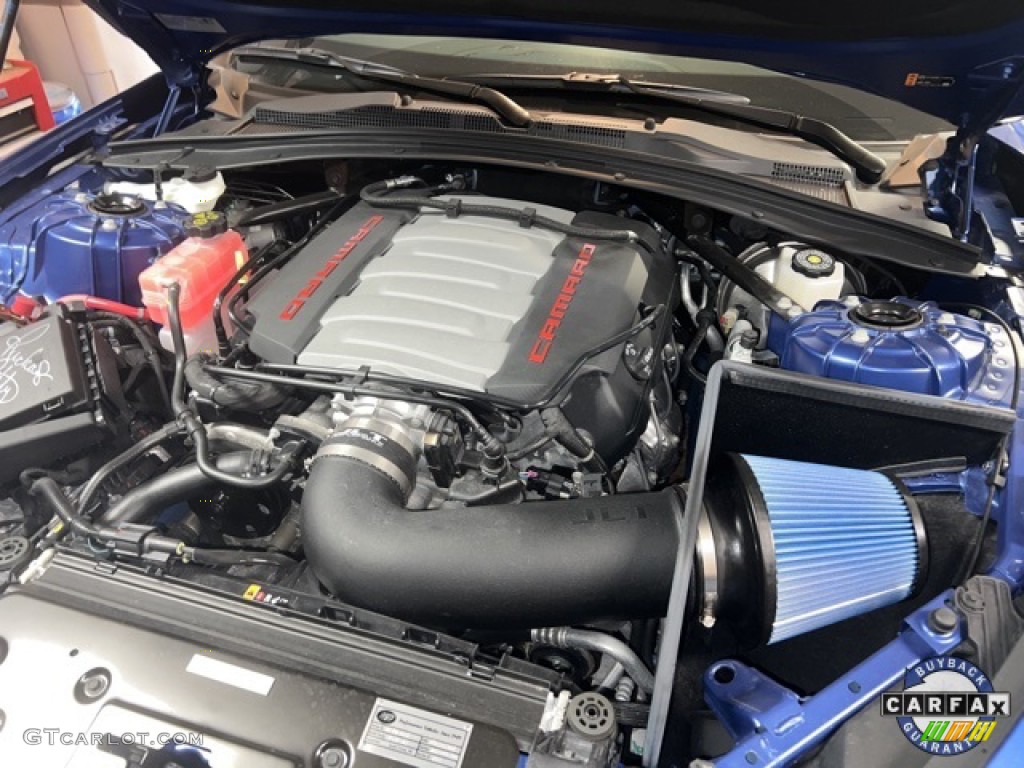 2021 Camaro SS Coupe - Riverside Blue Metallic / Jet Black photo #8
