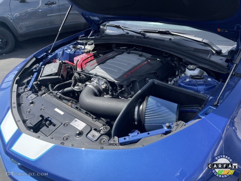 2021 Camaro SS Coupe - Riverside Blue Metallic / Jet Black photo #11
