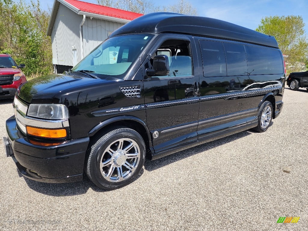 Black 2014 Chevrolet Express 2500 Passenger Conversion Exterior Photo #145980621