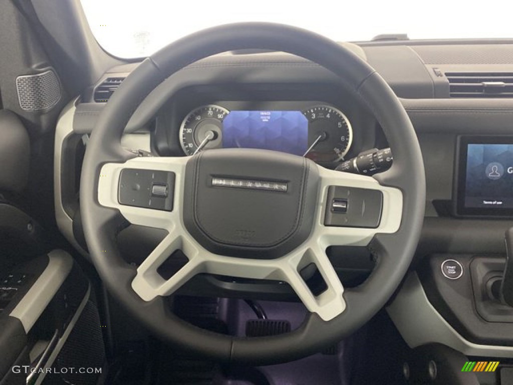 2023 Land Rover Defender 110 X-Dynamic SE Ebony Steering Wheel Photo #145981002