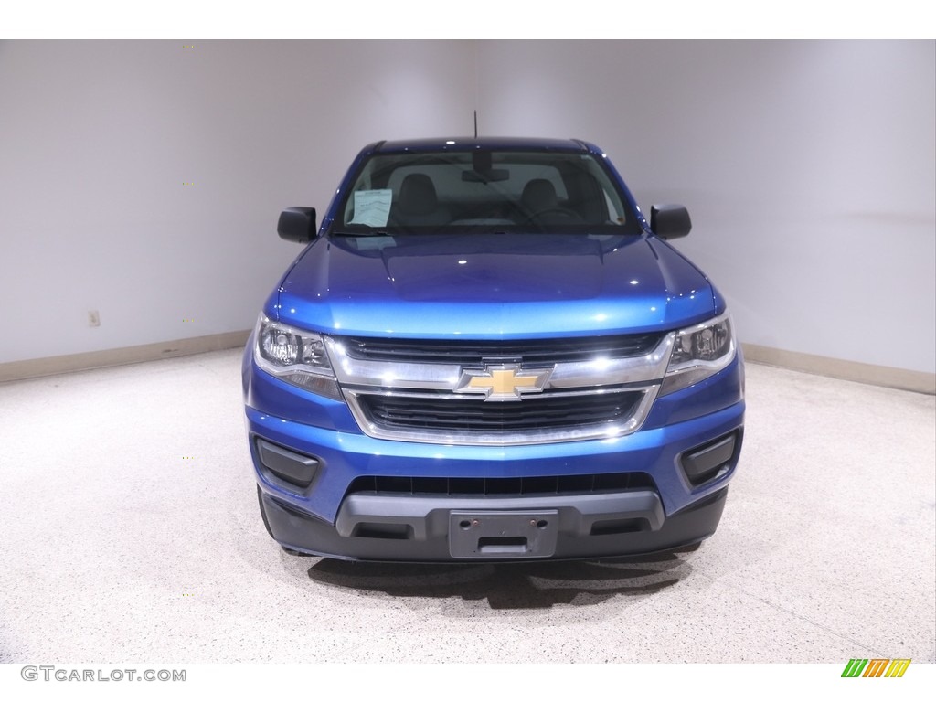 2018 Colorado WT Extended Cab - Kinetic Blue Metallic / Jet Black/Dark Ash photo #2
