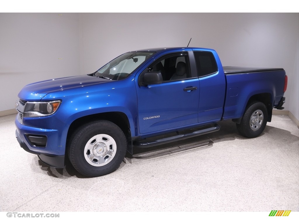 Kinetic Blue Metallic 2018 Chevrolet Colorado WT Extended Cab Exterior Photo #145981056