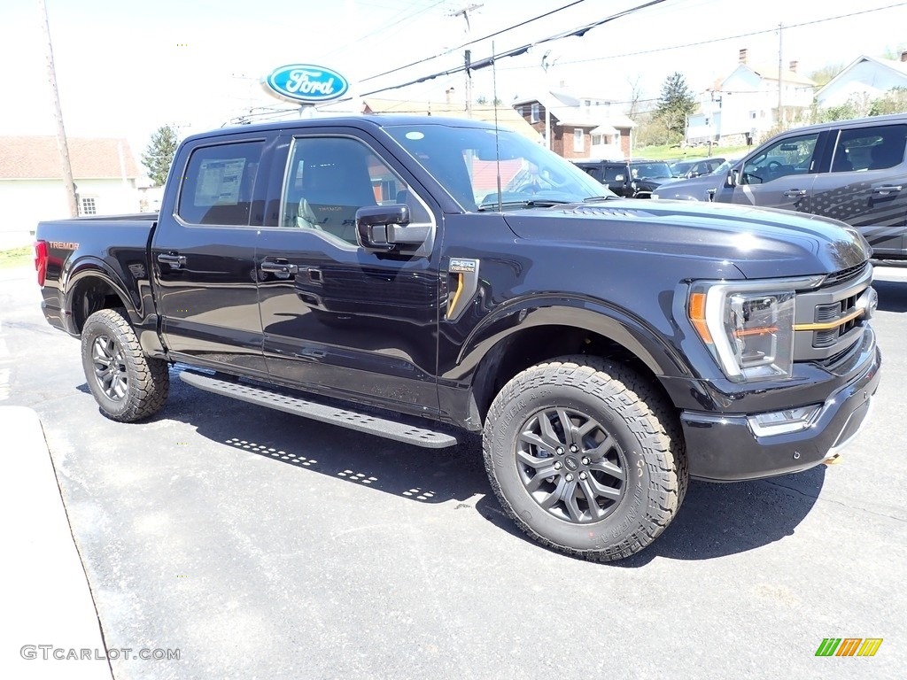 Agate Black Metallic 2023 Ford F150 Tremor SuperCrew 4x4 Exterior Photo #145981665