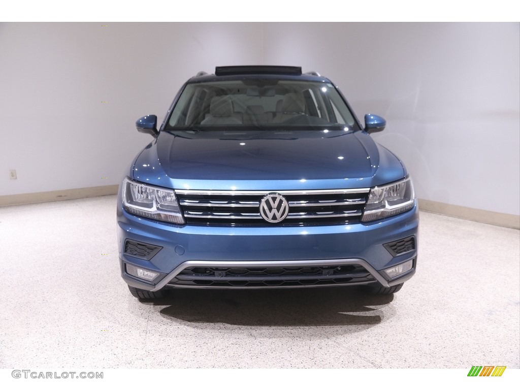 2019 Tiguan SEL 4MOTION - Blue Silk Metallic / Storm Gray photo #2