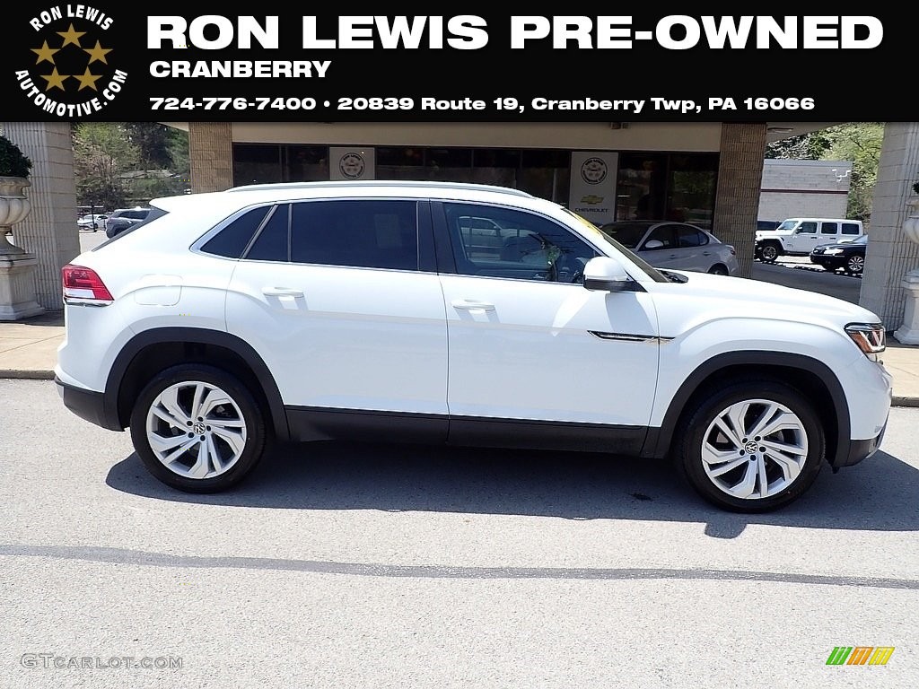 2020 Atlas Cross Sport SEL 4Motion - Pure White / Beige photo #1