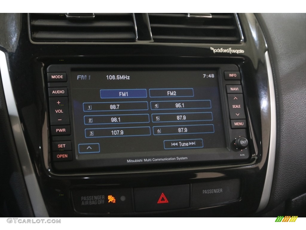 2013 Mitsubishi Outlander Sport SE Audio System Photo #145983448