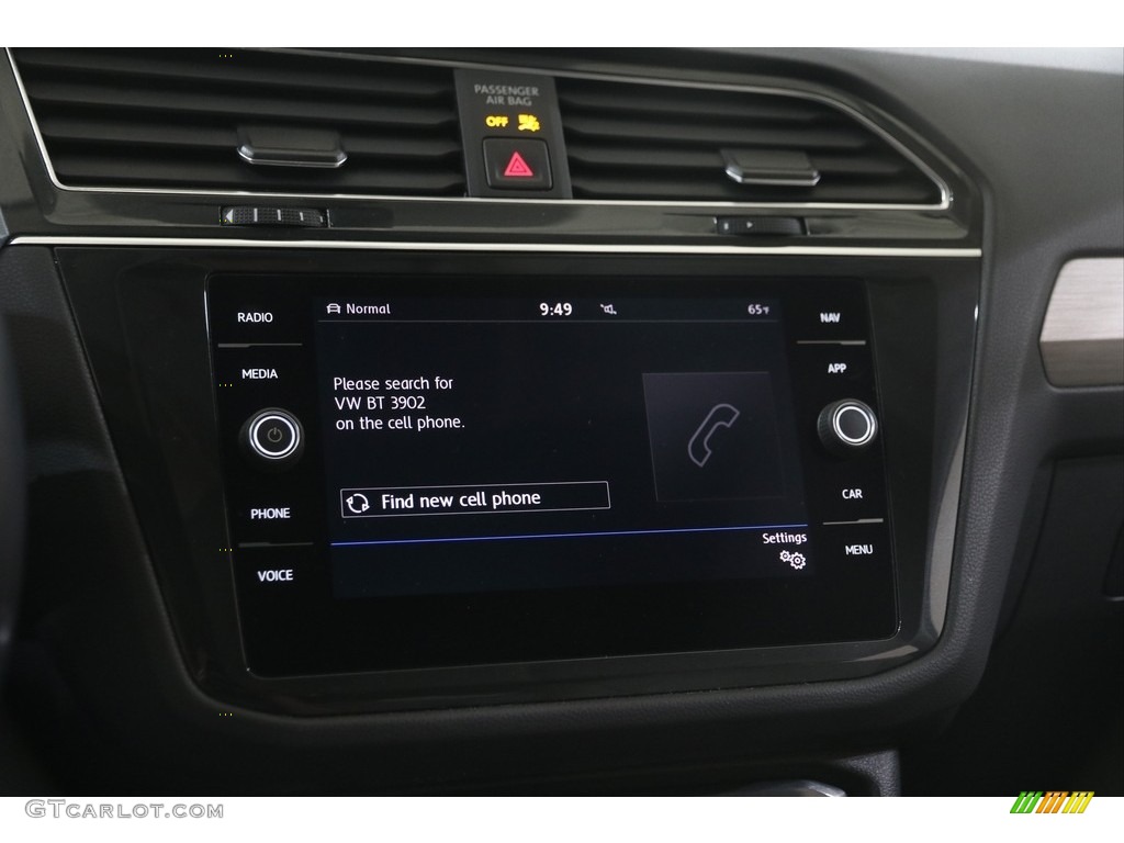 2019 Tiguan SEL 4MOTION - Blue Silk Metallic / Storm Gray photo #11