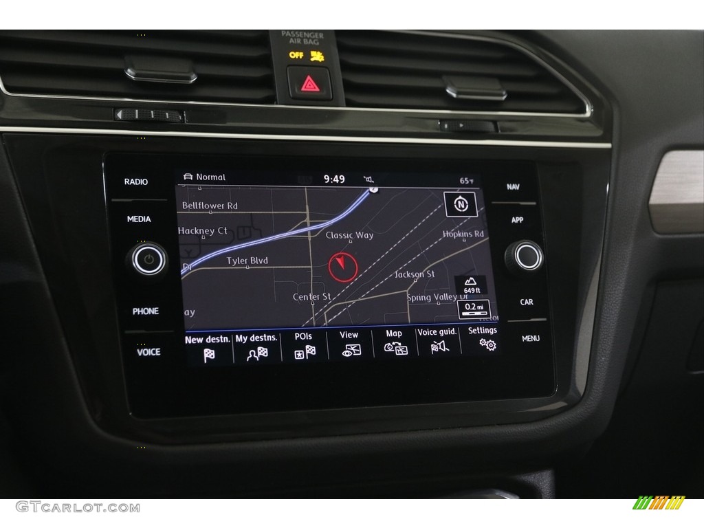 2019 Tiguan SEL 4MOTION - Blue Silk Metallic / Storm Gray photo #12