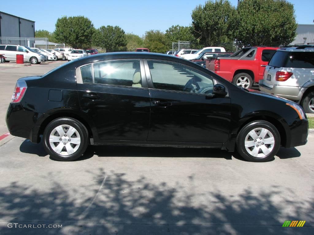 2007 Sentra 2.0 - Super Black / Beige photo #7
