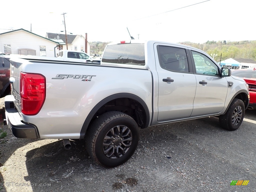 2022 Ranger XLT SuperCrew 4x4 - Iconic Silver Metallic / Ebony photo #3