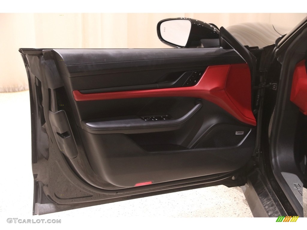 2021 Porsche Taycan 4S Sedan Basalt Black Door Panel Photo #145984162