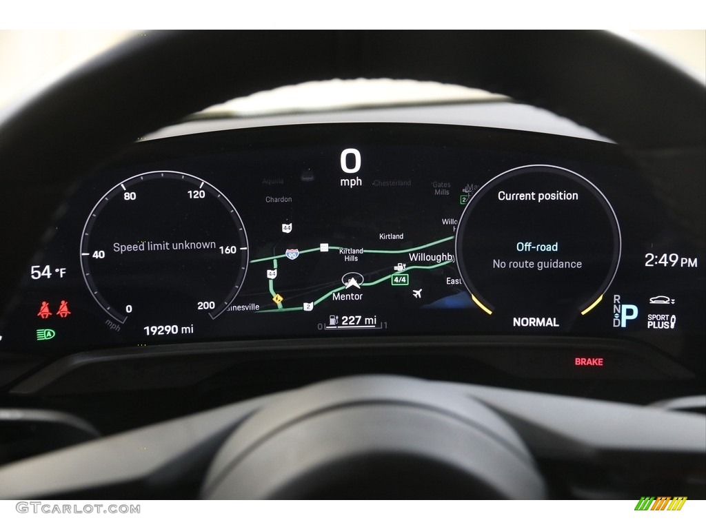 2021 Porsche Taycan 4S Sedan Gauges Photo #145984279