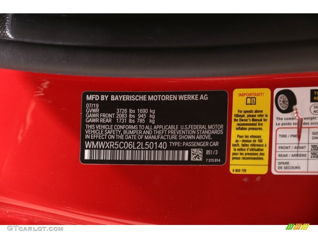 2020 Hardtop Cooper S 2 Door - Chili Red / Carbon Black photo #22