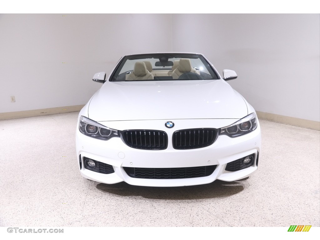 2020 4 Series 430i xDrive Convertible - Alpine White / Venetian Beige photo #3
