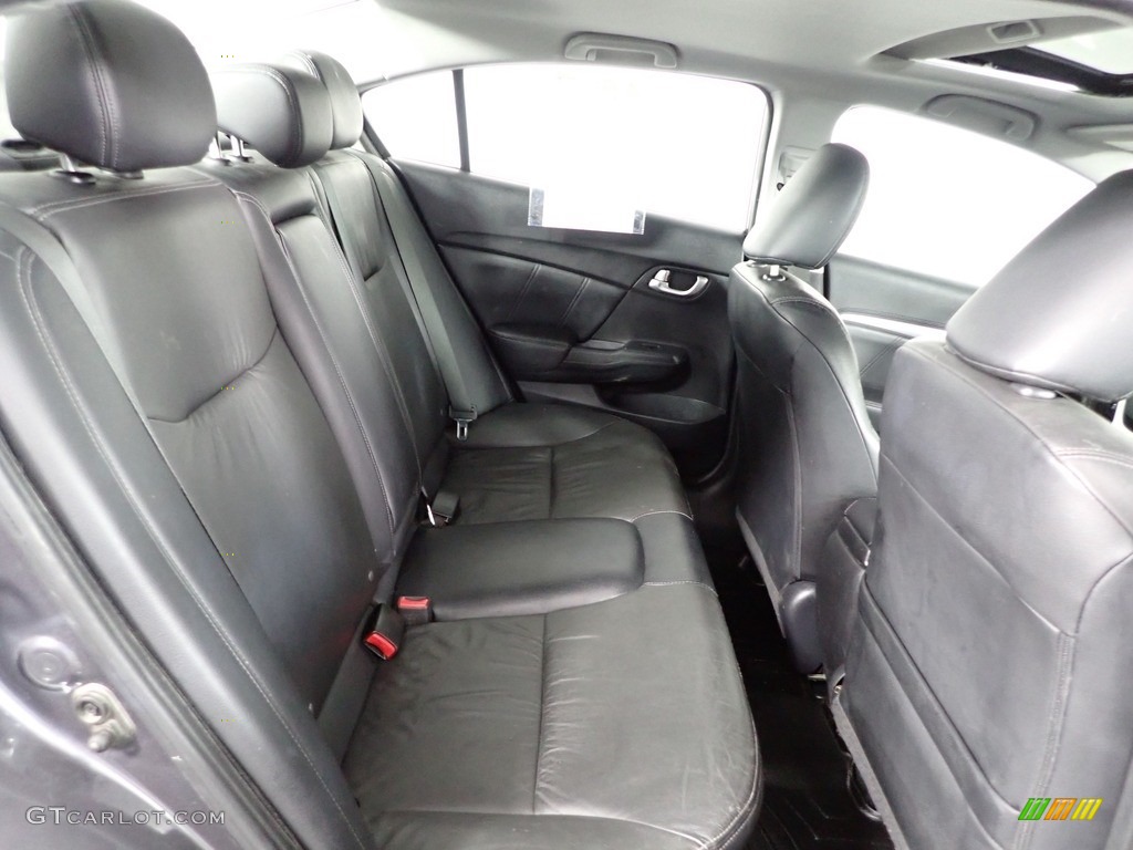 2014 Honda Civic EX-L Sedan Rear Seat Photos