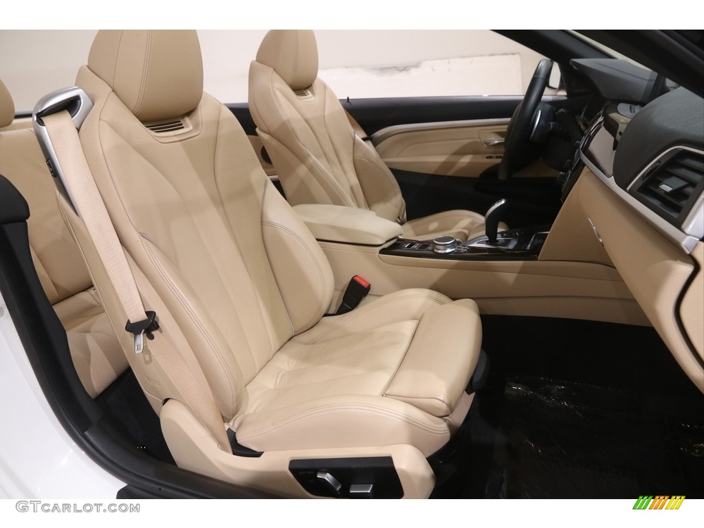 Venetian Beige Interior 2020 BMW 4 Series 430i xDrive Convertible Photo #145985284