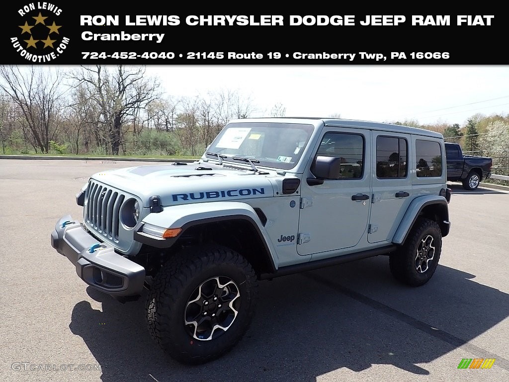 2023 Wrangler Unlimited Rubicon 4XE Hybrid - Earl / Black photo #1