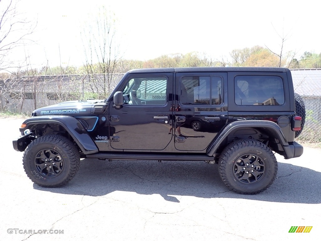 Black 2023 Jeep Wrangler Unlimited Rubicon 4XE 20th Anniversary Hybrid Exterior Photo #145985920