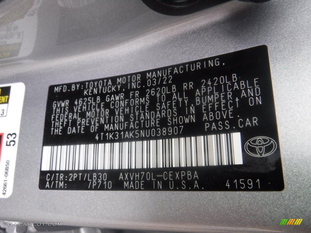 2022 Camry XSE Hybrid - Celestial Silver Metallic / Cockpit Red photo #37