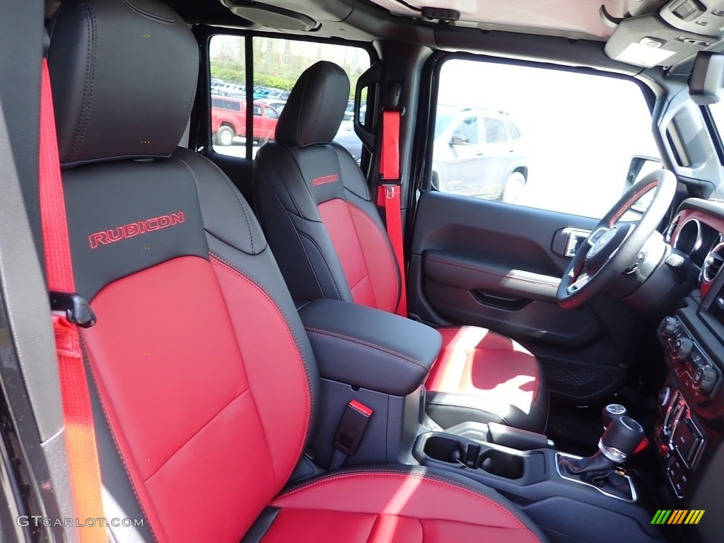 20th Anniversary Red/Black Interior 2023 Jeep Wrangler Unlimited Rubicon 4XE 20th Anniversary Hybrid Photo #145986064