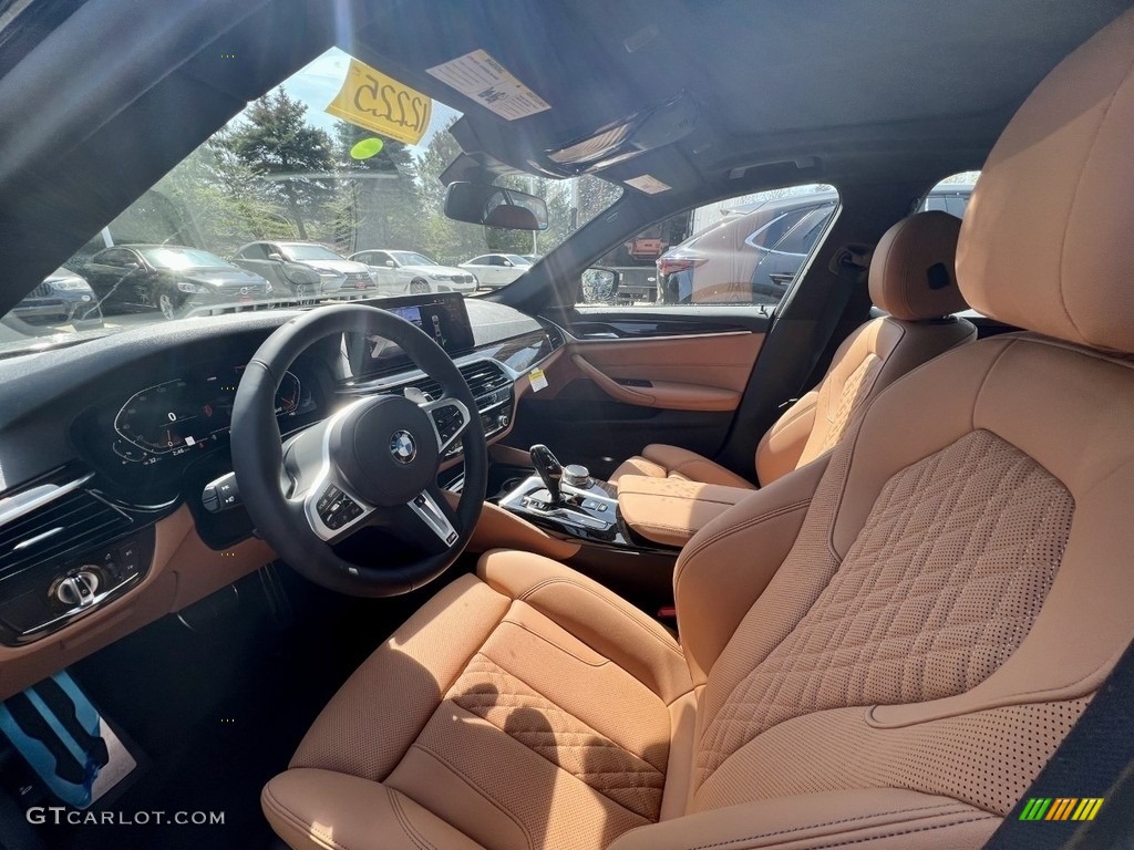 Cognac Interior 2023 BMW 5 Series 530i xDrive Sedan Photo #145986088