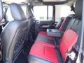 20th Anniversary Red/Black 2023 Jeep Wrangler Unlimited Rubicon 4XE 20th Anniversary Hybrid Interior Color