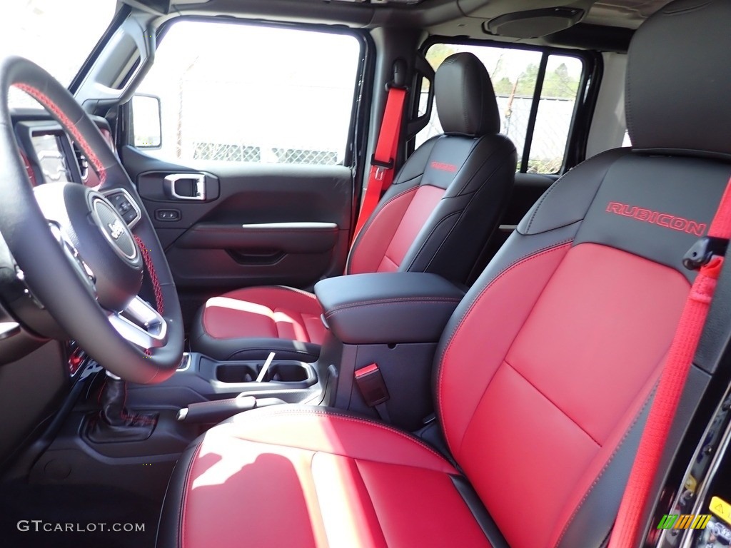 20th Anniversary Red/Black Interior 2023 Jeep Wrangler Unlimited Rubicon 4XE 20th Anniversary Hybrid Photo #145986139