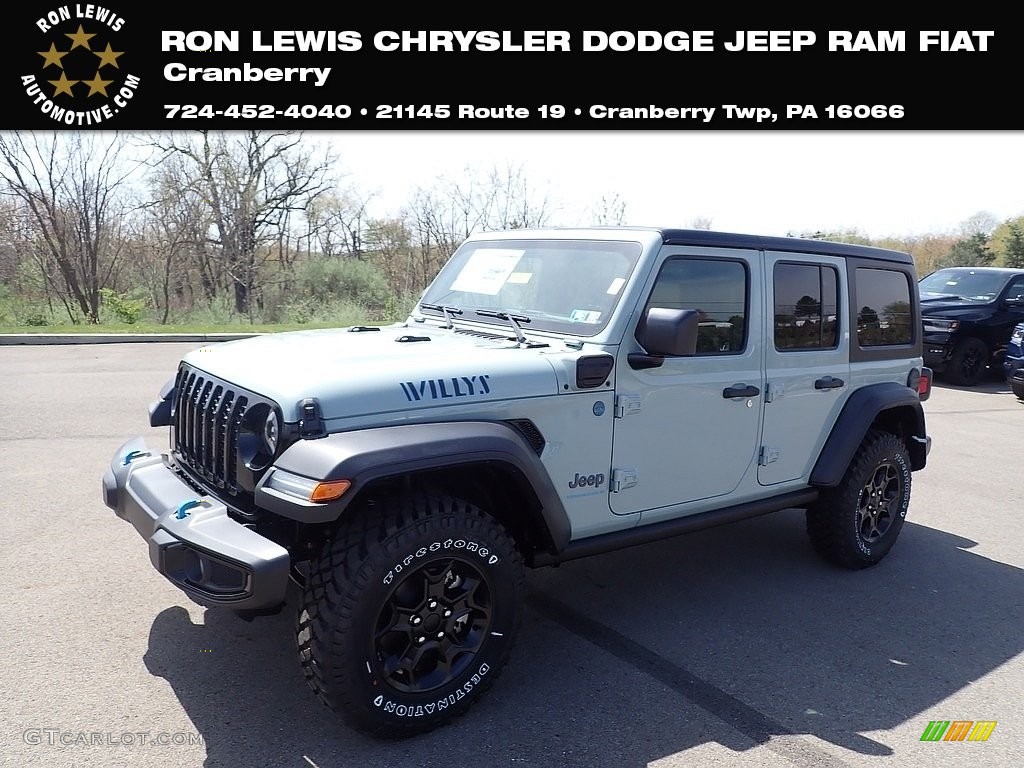 2023 Wrangler Unlimited Willys 4XE Hybrid - Earl / Black photo #1
