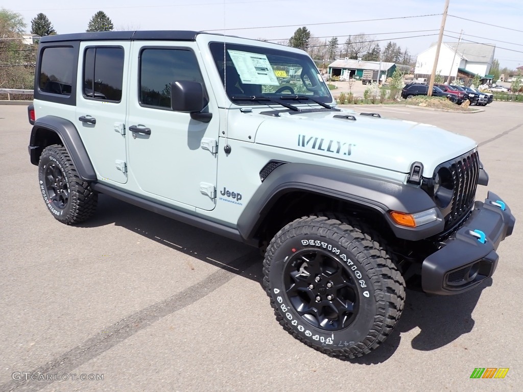 2023 Wrangler Unlimited Willys 4XE Hybrid - Earl / Black photo #7