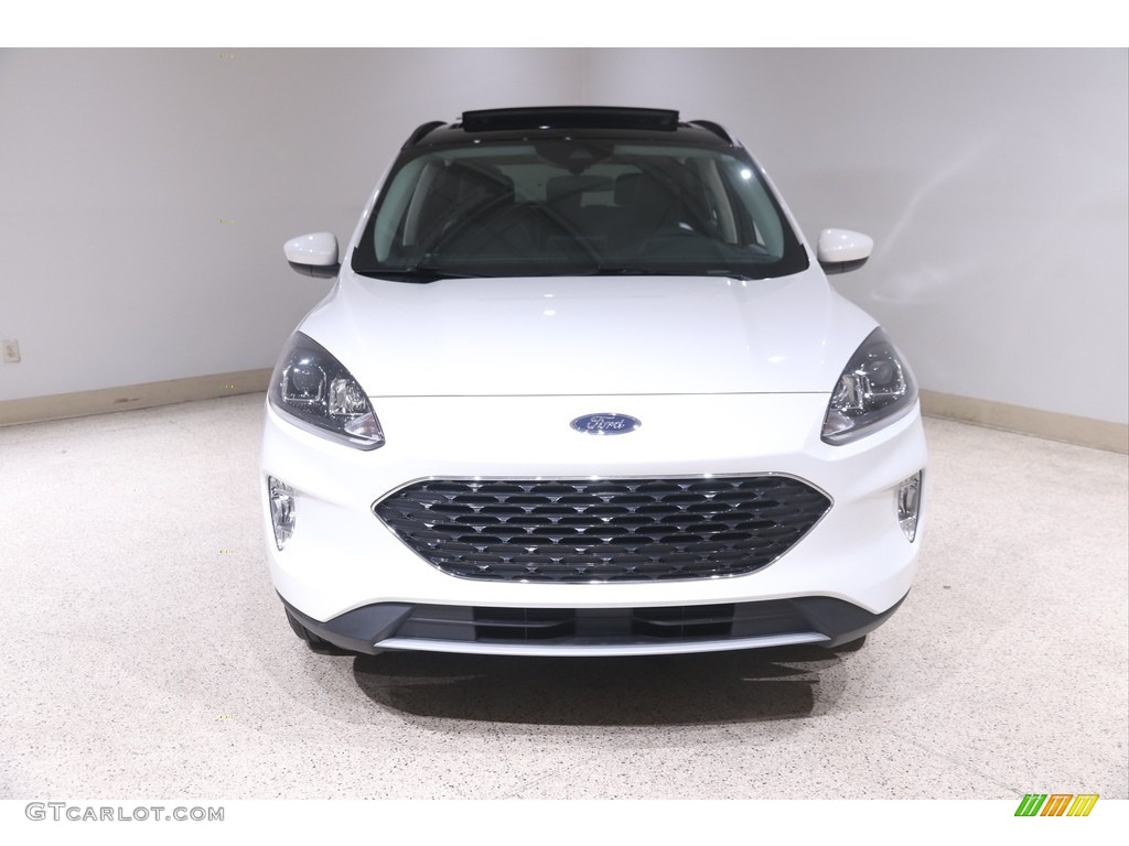 2021 Escape SEL 4WD - Star White Metallic Tri-Coat / Ebony photo #2