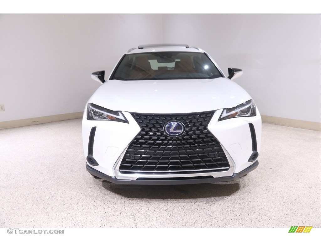 2020 UX 250h AWD - Eminent White Pearl / Glazed Caramel photo #2