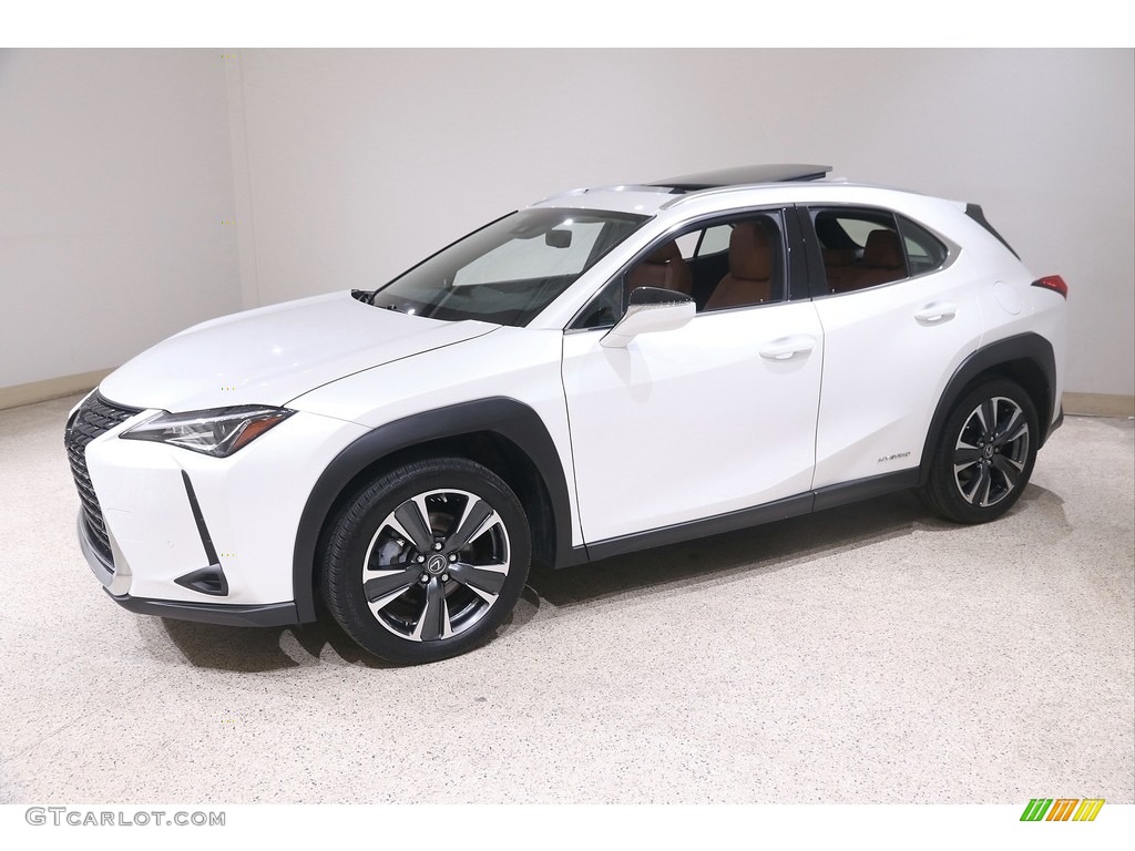 2020 UX 250h AWD - Eminent White Pearl / Glazed Caramel photo #3