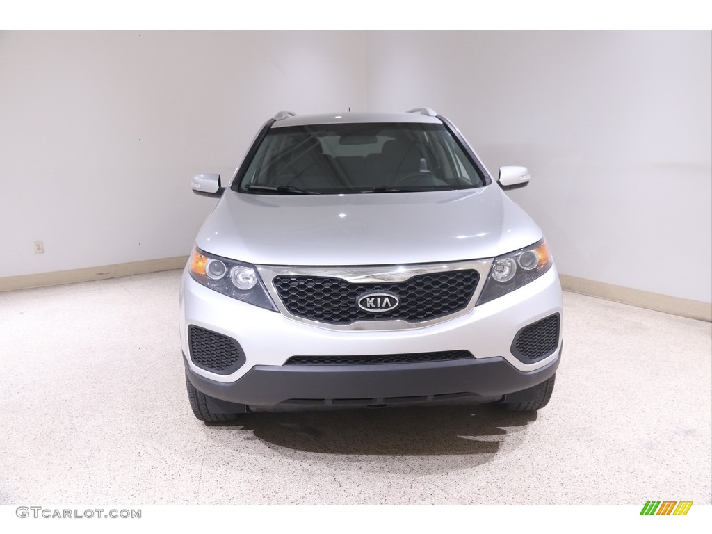 2013 Sorento LX V6 AWD - Bright Silver / Black photo #2